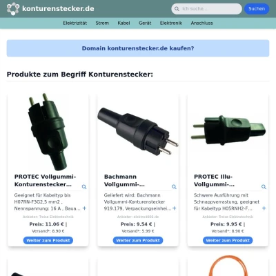 Screenshot konturenstecker.de