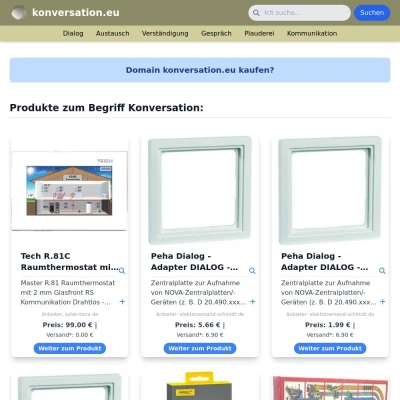 Screenshot konversation.eu