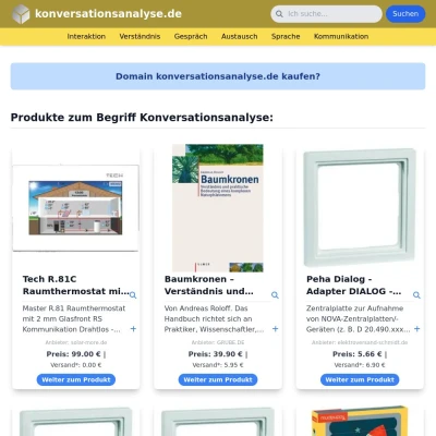 Screenshot konversationsanalyse.de