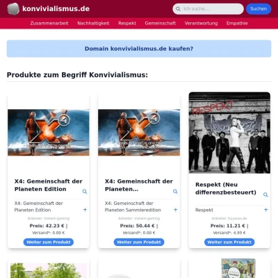 Screenshot konvivialismus.de