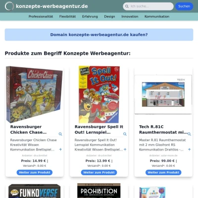 Screenshot konzepte-werbeagentur.de