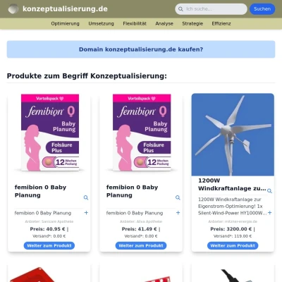 Screenshot konzeptualisierung.de