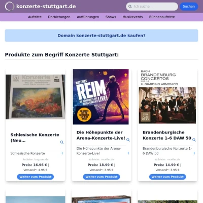 Screenshot konzerte-stuttgart.de