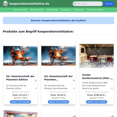 Screenshot kooperationsinitiative.de