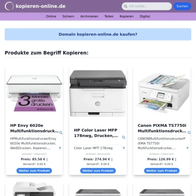 Screenshot kopieren-online.de