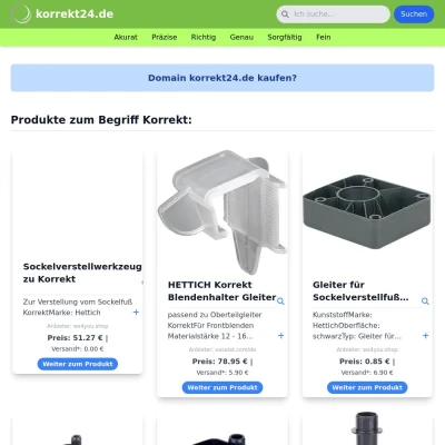 Screenshot korrekt24.de