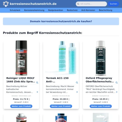 Screenshot korrosionsschutzanstrich.de