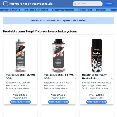 Screenshot korrosionsschutzsystem.de