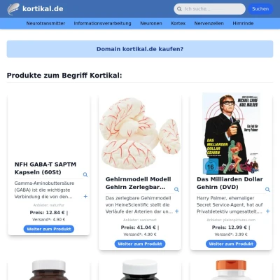 Screenshot kortikal.de