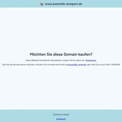 Screenshot kosmetik-wimpern.de