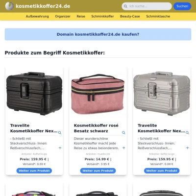 Screenshot kosmetikkoffer24.de