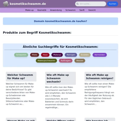 Screenshot kosmetikschwamm.de