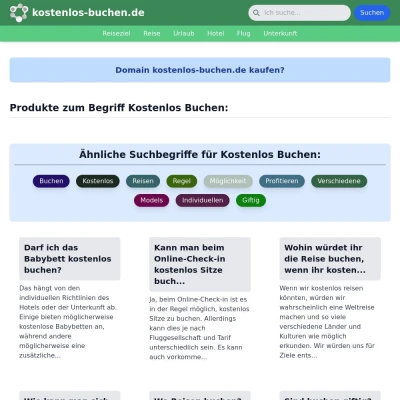 Screenshot kostenlos-buchen.de