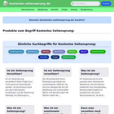 Screenshot kostenlos-seitensprung.de