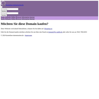 Screenshot kostenlose-internetseiten.de