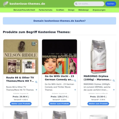 Screenshot kostenlose-themes.de