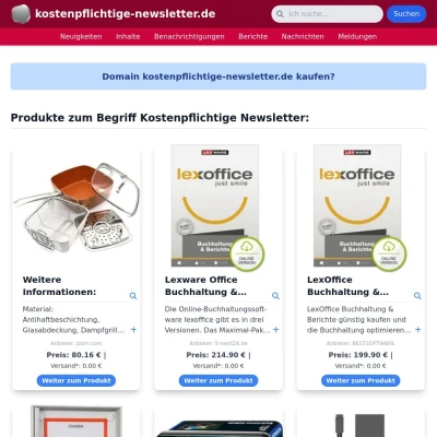 Screenshot kostenpflichtige-newsletter.de