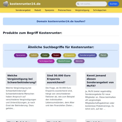 Screenshot kostenrunter24.de