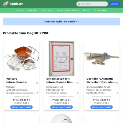 Screenshot kpbk.de