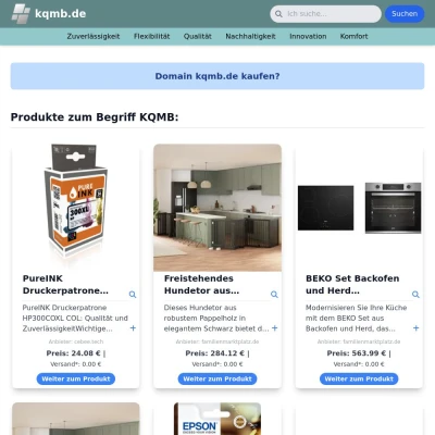 Screenshot kqmb.de