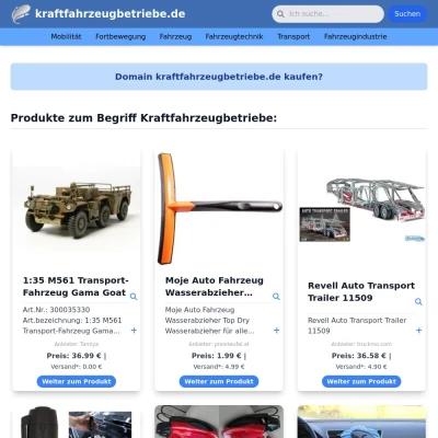 Screenshot kraftfahrzeugbetriebe.de