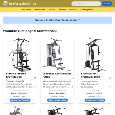 Screenshot kraftstation24.de