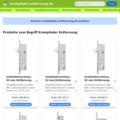 Screenshot krampfader-entfernung.de