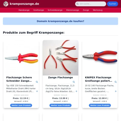 Screenshot kramponzange.de