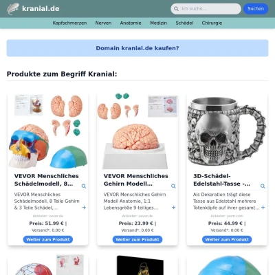 Screenshot kranial.de