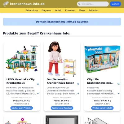 Screenshot krankenhaus-info.de
