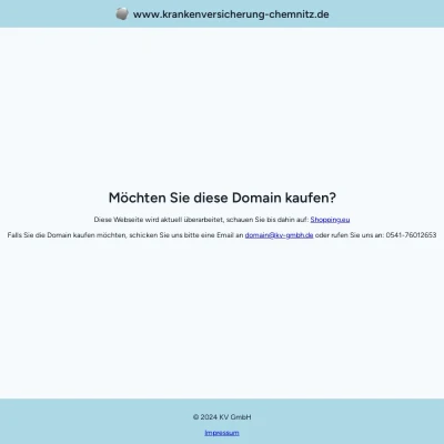 Screenshot krankenversicherung-chemnitz.de