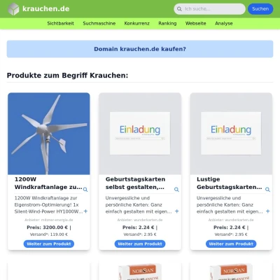 Screenshot krauchen.de