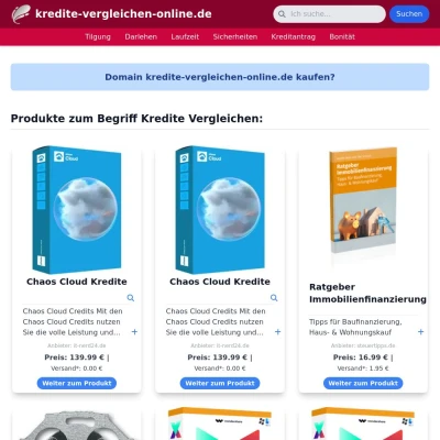 Screenshot kredite-vergleichen-online.de