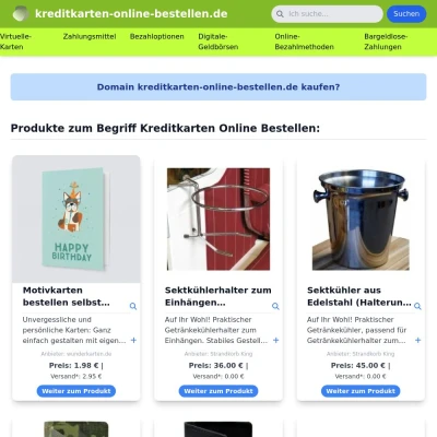 Screenshot kreditkarten-online-bestellen.de