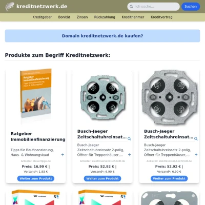 Screenshot kreditnetzwerk.de