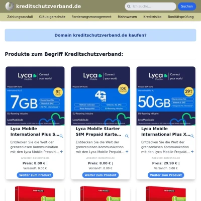 Screenshot kreditschutzverband.de