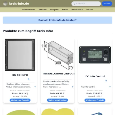 Screenshot kreis-info.de