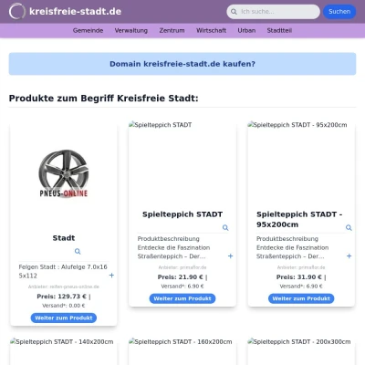 Screenshot kreisfreie-stadt.de