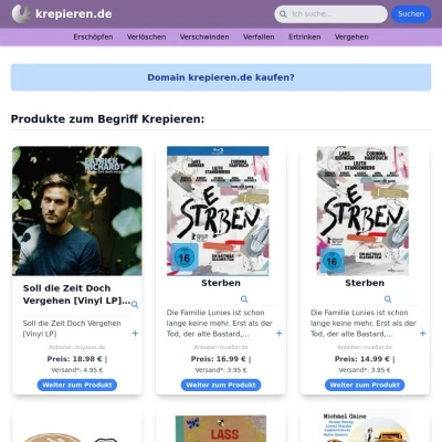 Screenshot krepieren.de