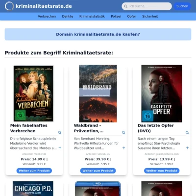 Screenshot kriminalitaetsrate.de