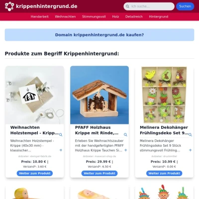 Screenshot krippenhintergrund.de