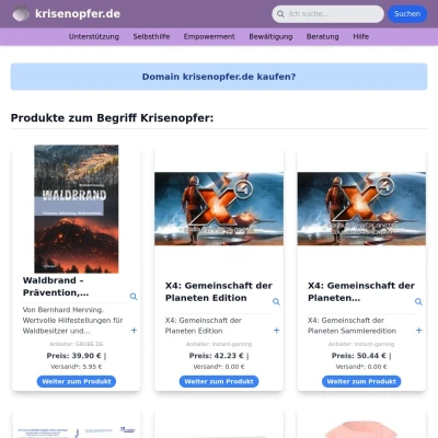 Screenshot krisenopfer.de