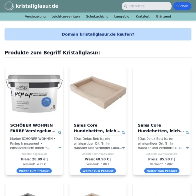 Screenshot kristallglasur.de