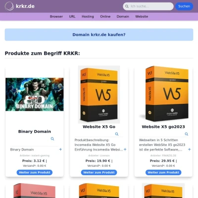 Screenshot krkr.de