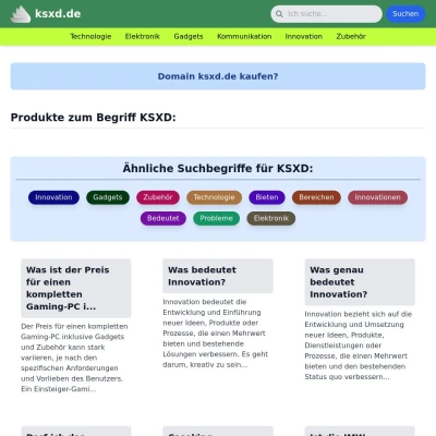 Screenshot ksxd.de