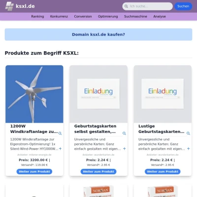 Screenshot ksxl.de