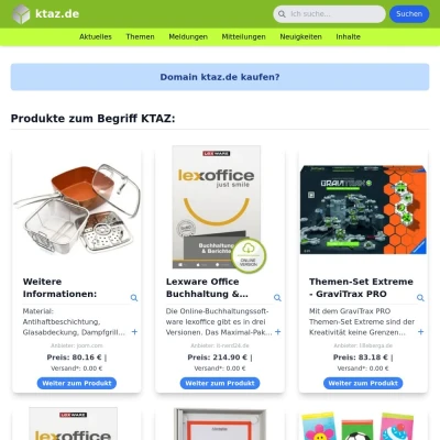 Screenshot ktaz.de