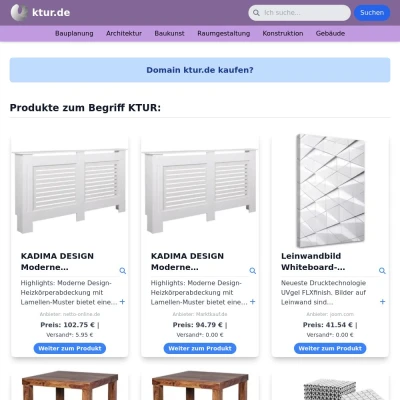 Screenshot ktur.de