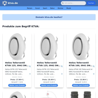 Screenshot ktva.de