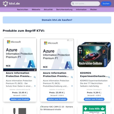 Screenshot ktvi.de
